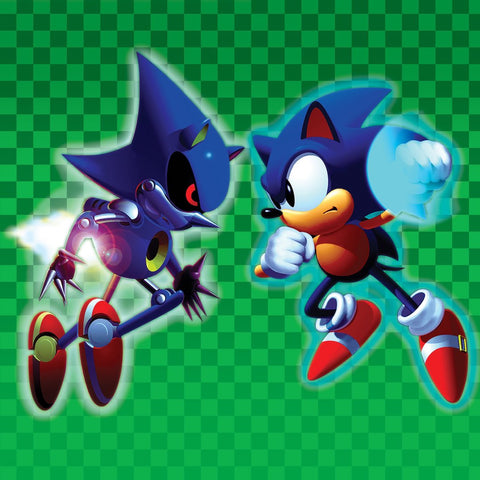 Sonic CD 3xLP (Vinyl Soundtrack) artwork