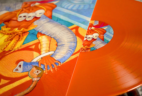 Street fighter 2 soundtrack orange vinyl with Dhalsim artwork