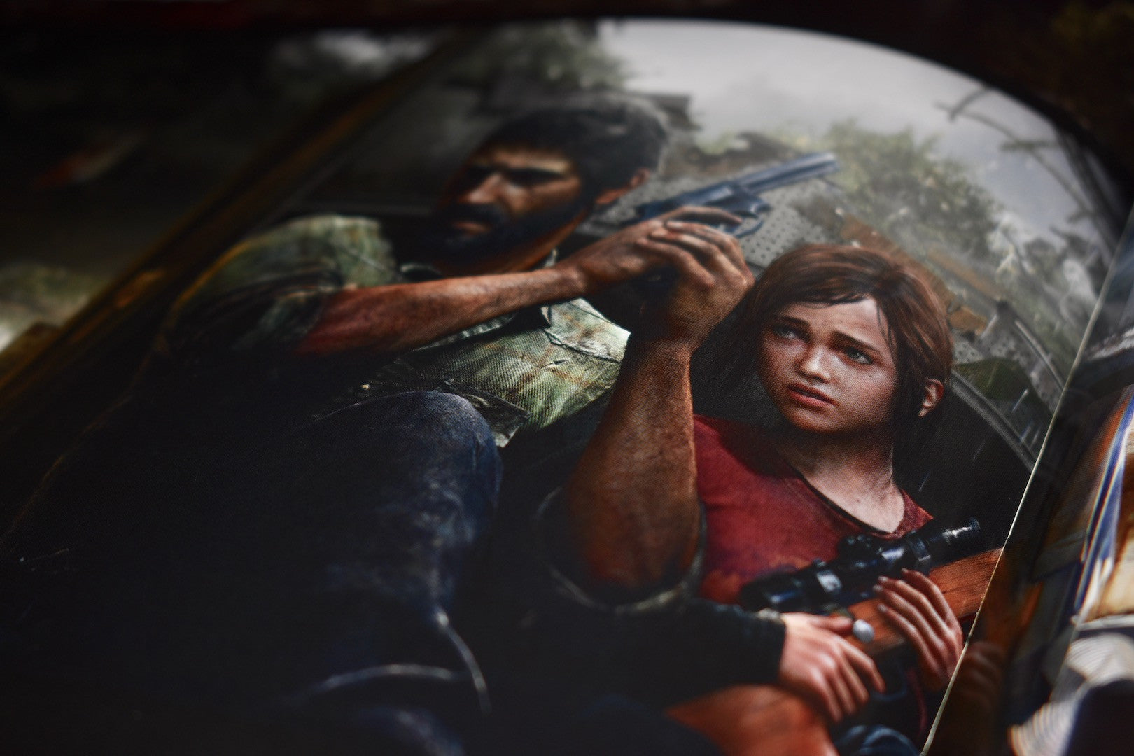 Last of us art with Joel and Ellie
