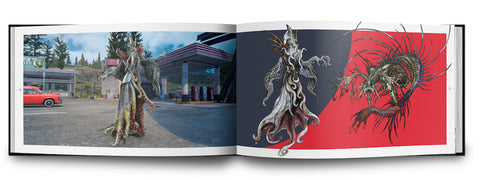 The Art and Design of Final Fantasy XV inside book artwork