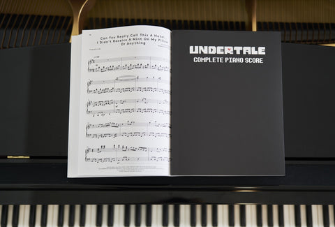 UNDERTALE Complete Piano Score (Physical Sheet Music Book)