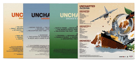 Uncharted Nathan Drake Collection Vinyl Record Back Cover