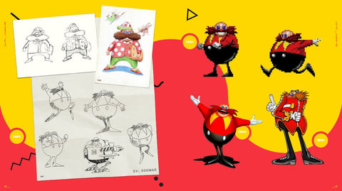 Sonic the Hedgehog 25th Anniversary Dr Robotnik (Eggman) Concept Sketches