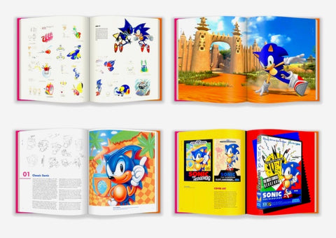 Sonic The Hedgehog 25th Anniversary Art Book - Inside the book